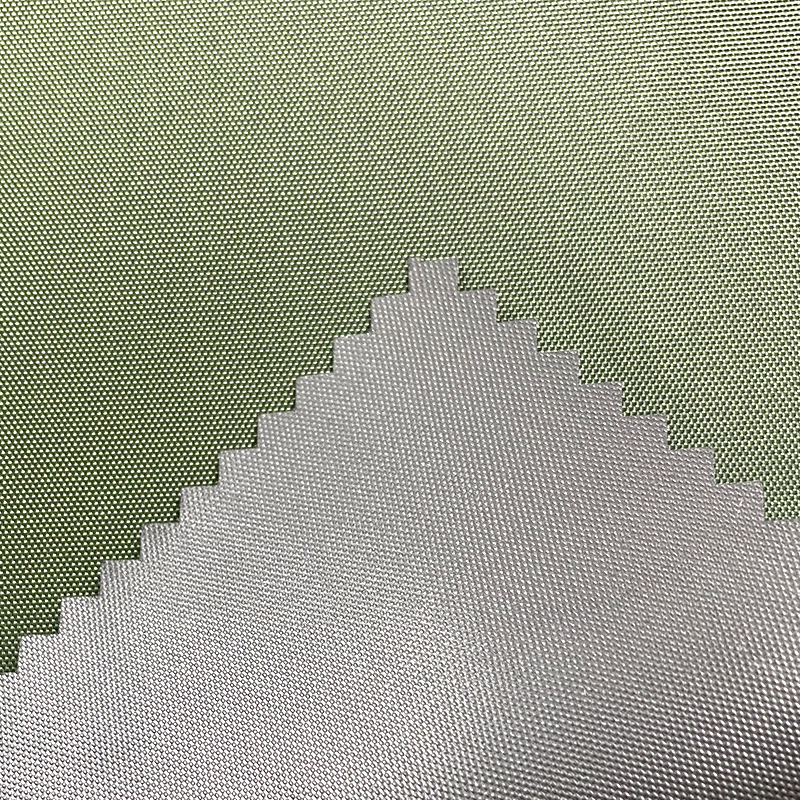 Musta päällystetty polyesteri telttakangas Fabric